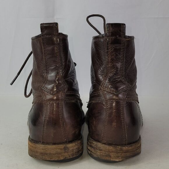 Frye Phillip Brown Leather Casual Work Boots - Picture 5 of 16